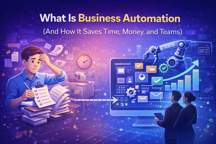 What Is Business Automation (And How It Saves Time, Money, and Teams)